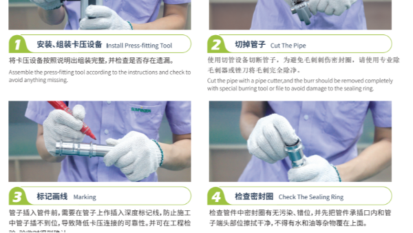 薄壁不銹鋼水管安裝做法是怎樣的？